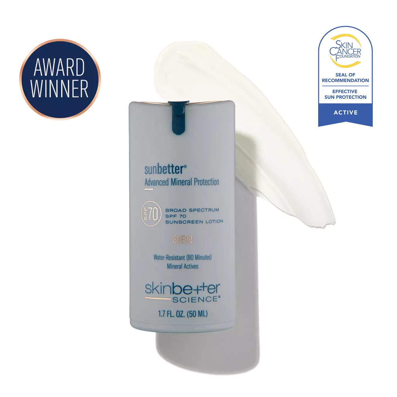 Sunbetter Sheer SPF 70 Sunscreen Lotion